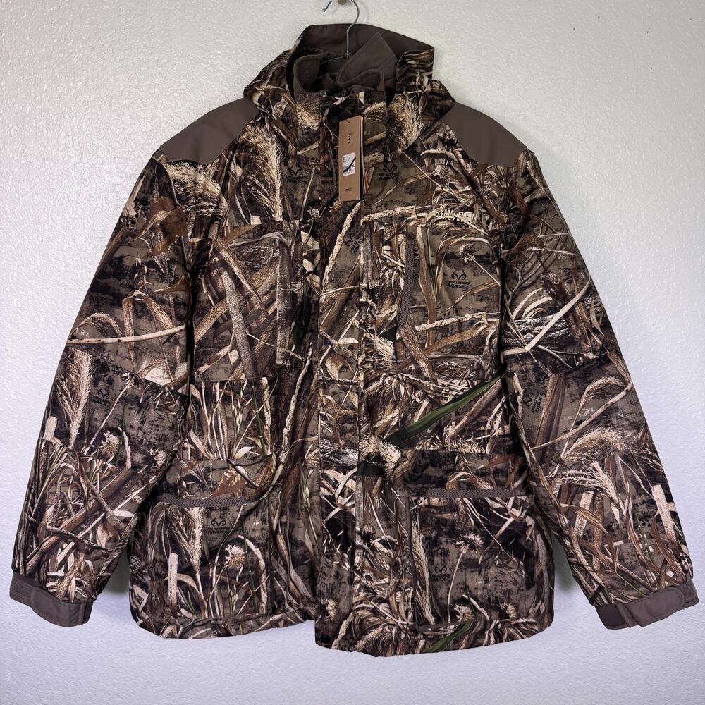 Magellan Outdoors Jacket Mens 3XL Realtree Max-5 Camo Hunting Waterproof Parka